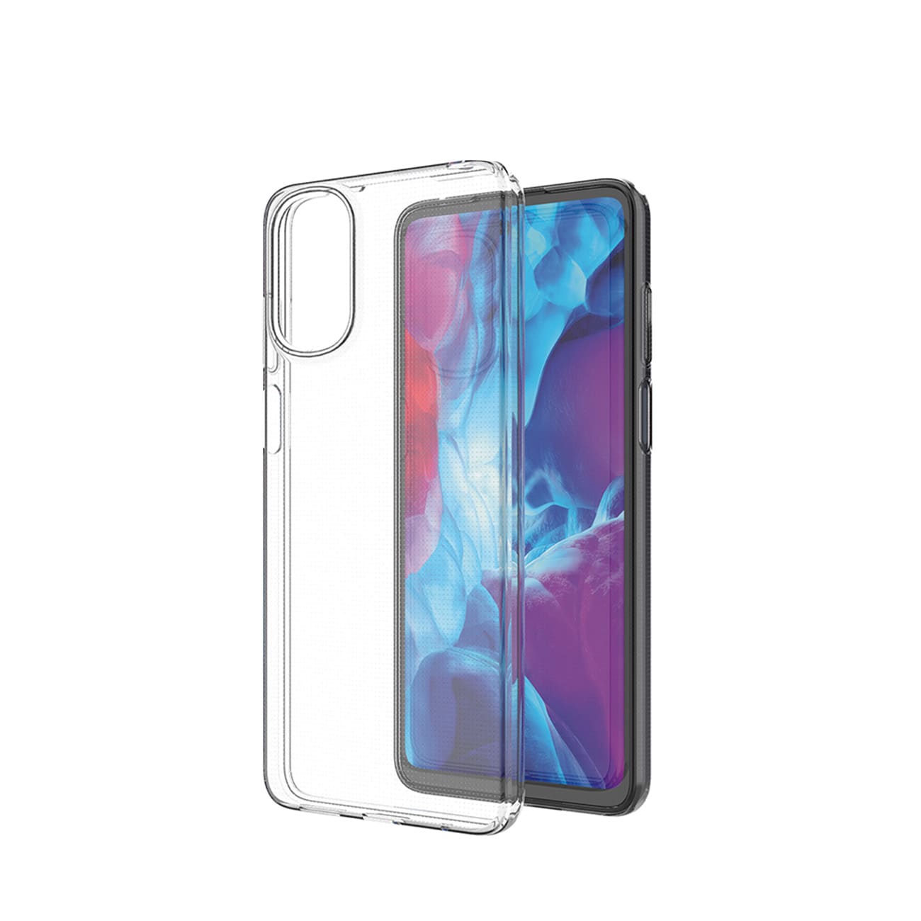 Ultra Clear 0,5 mm etui for Motorola Moto E32 tynt deksel gjennomsiktig
