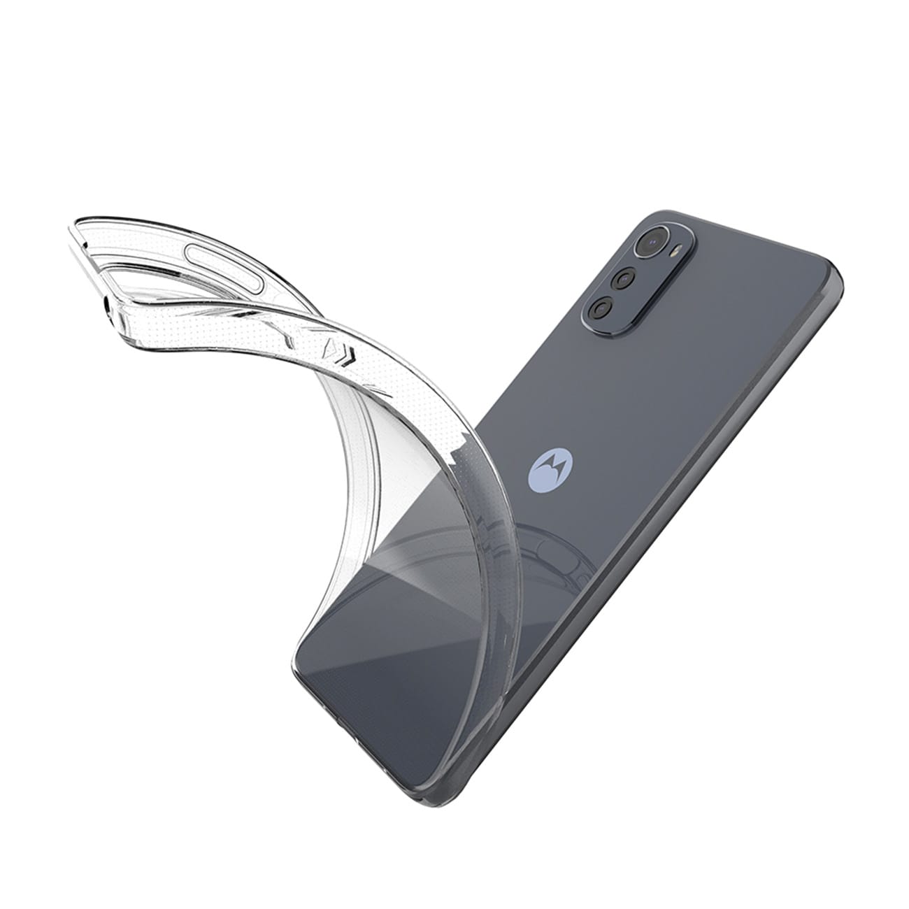 Ultra Clear 0,5 mm etui for Motorola Moto E32 tynt deksel gjennomsiktig