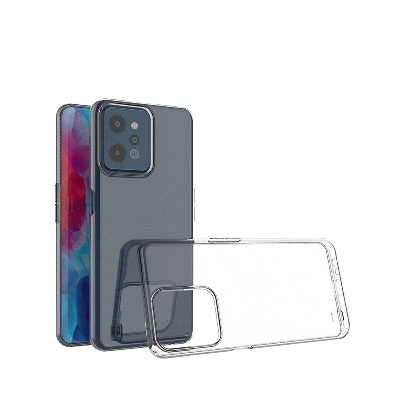 Ultra Clear 0,5 mm etui for Realme C31 tynt deksel gjennomsiktig
