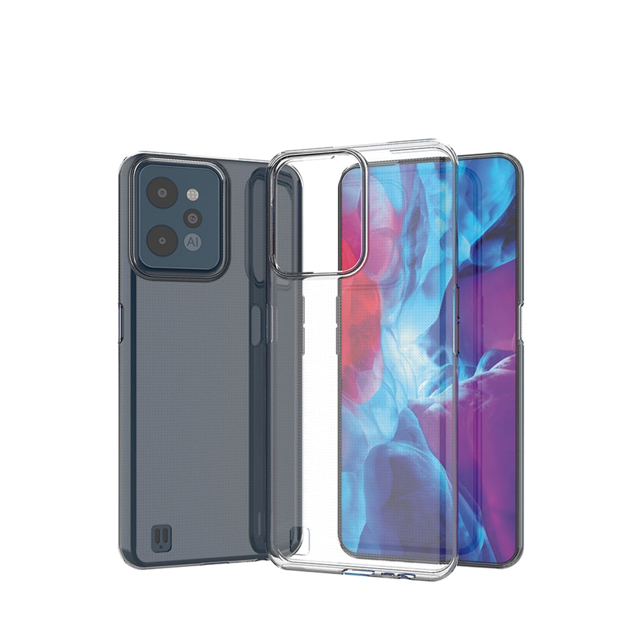 Ultra Clear 0,5 mm etui for Realme C31 tynt deksel gjennomsiktig