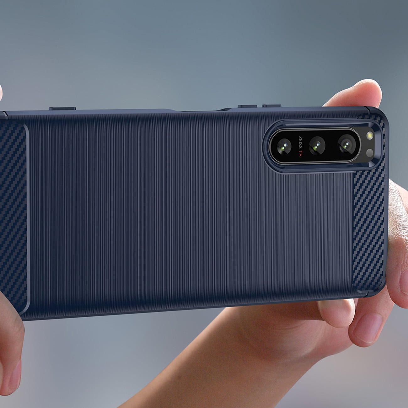 Thunder Case-etui for Realme C35 silikon panseretui svart