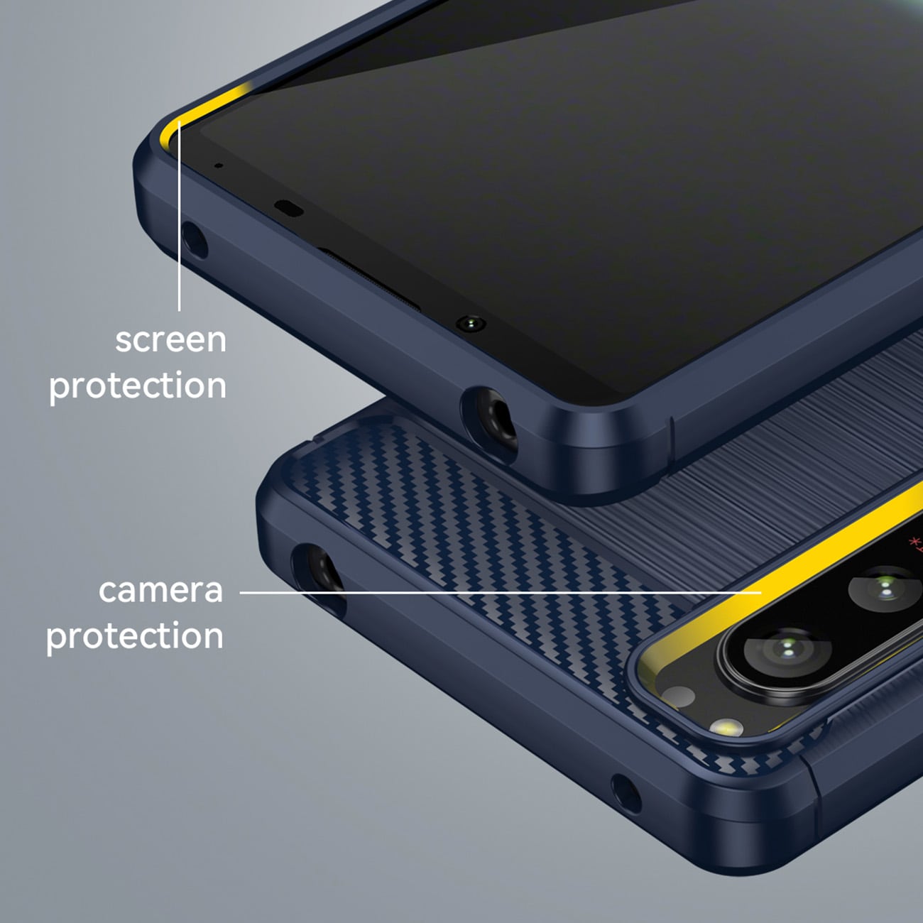 Thunder Case-etui for Realme C35 silikon panseretui svart