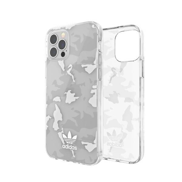 Adidas OR SnapCase Camo iPhone 12/12 Pro gjennomsiktig/hvit 43705