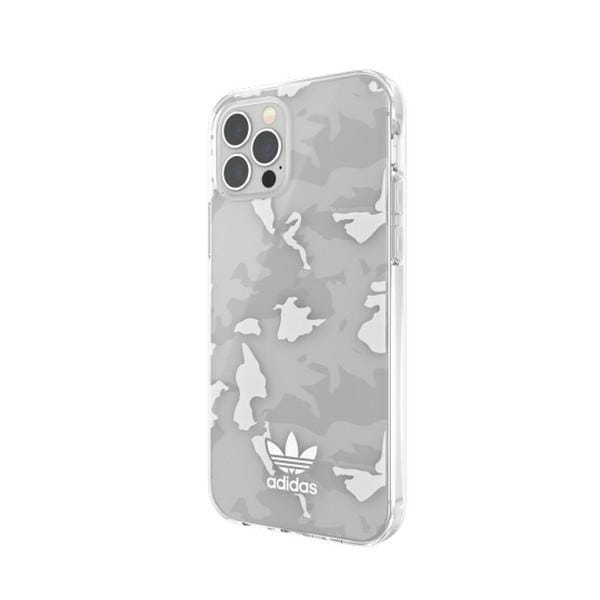 Adidas OR SnapCase Camo iPhone 12/12 Pro gjennomsiktig/hvit 43705