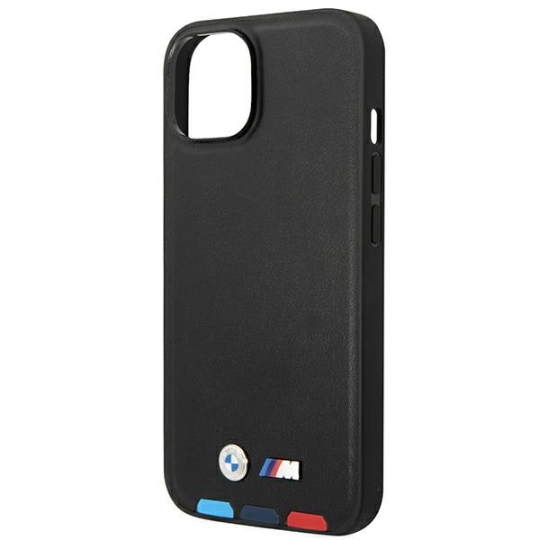 Etui BMW BMHCP14M22PTDK iPhone 14 Plus 6,7 "svart / svart skinnstempel Tricolor