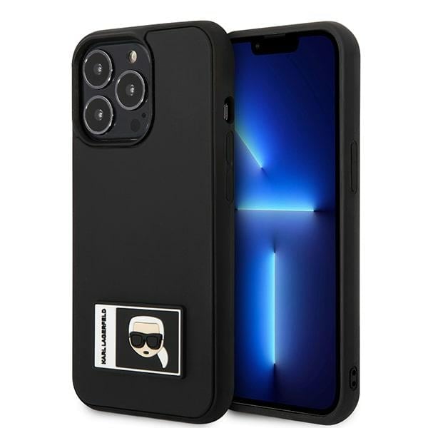 Karl Lagerfeld Ikonik Patch-etui for iPhone 13 Pro Max - Svart