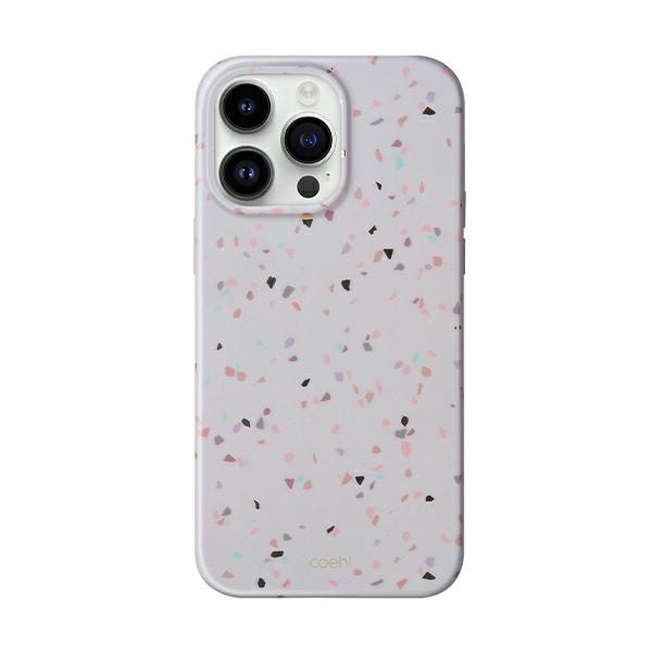 Uniq Coehl Terrazzo-etui for iPhone 14 Pro - sand