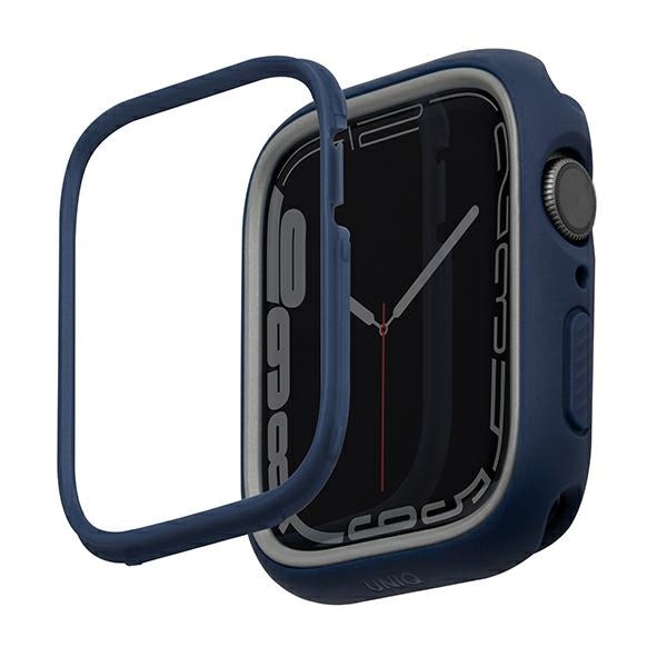 Uniq Moduo etui for Apple Watch 4/5/6/7/8/SE/SE2 44/45mm - blågrå