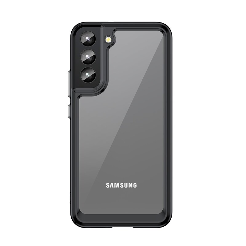 Outer Space Case for Samsung Galaxy S23+ deksel med en fleksibel ramme svart