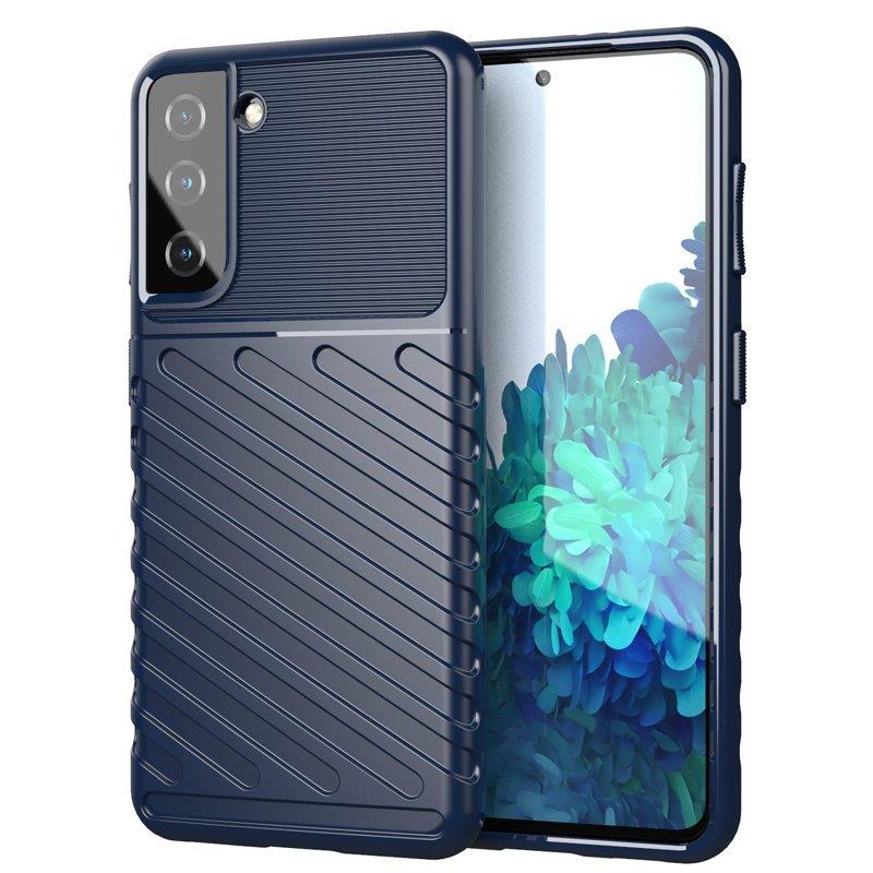 Thunder Case-etui for Samsung Galaxy S23+ panseretui i silikon blå