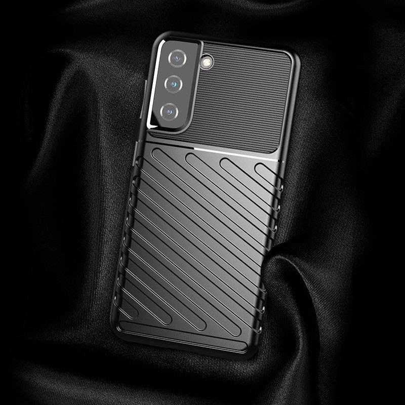 Thunder Case-etui for Samsung Galaxy S23+ panseretui i silikon blå