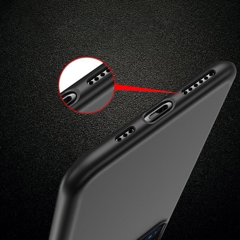Soft Case-etui for Vivo Y77 tynt silikon deksel svart