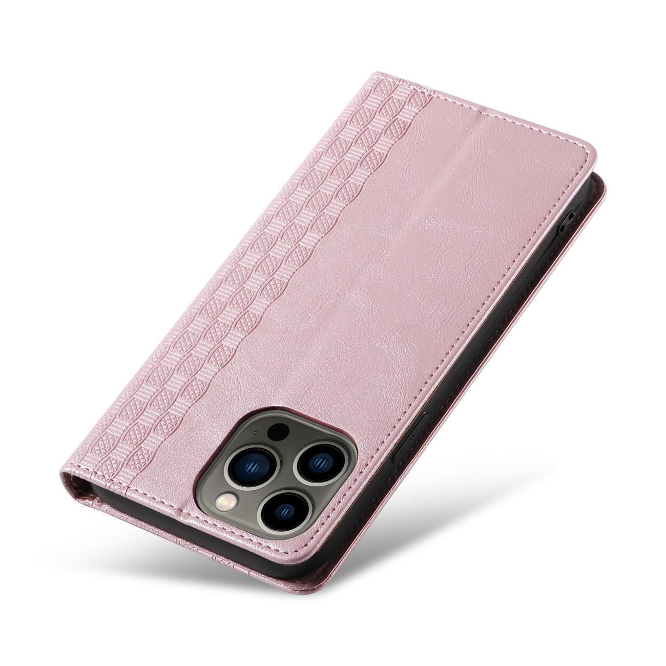 Magnet Stroppveske for Samsung Galaxy S23+ Flip Wallet Mini Lanyard Stand Pink