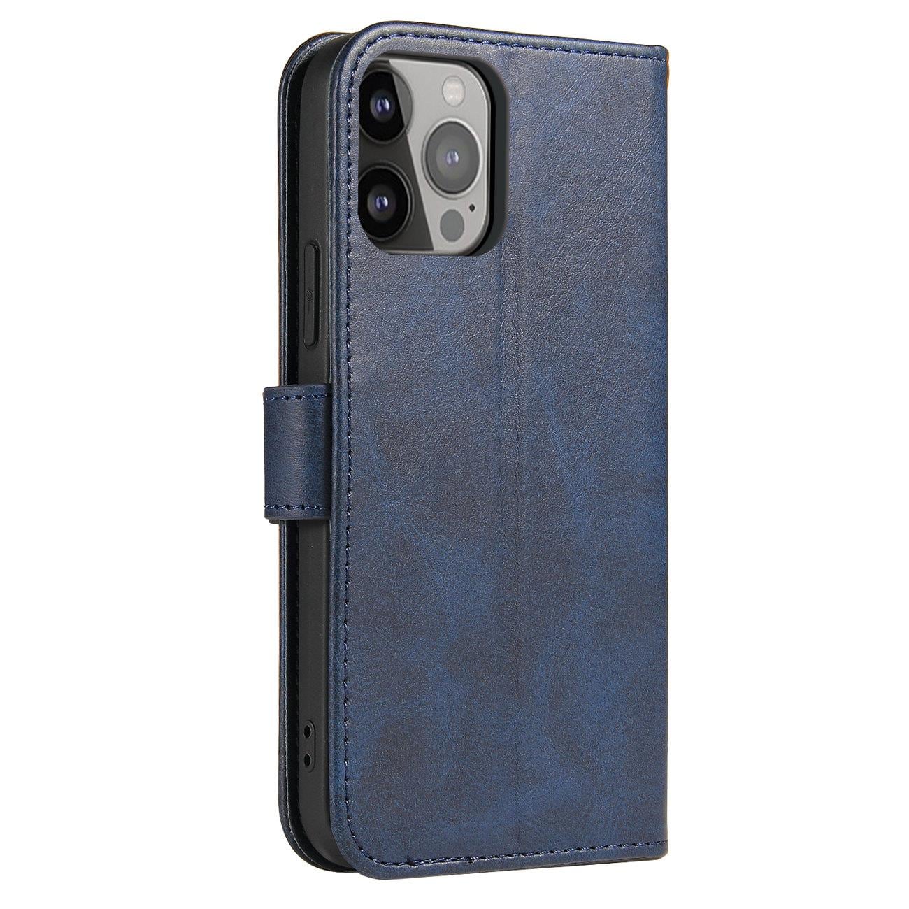Magnet Etui for Samsung Galaxy S23 Ultra Cover med Flip Wallet Stand Blue