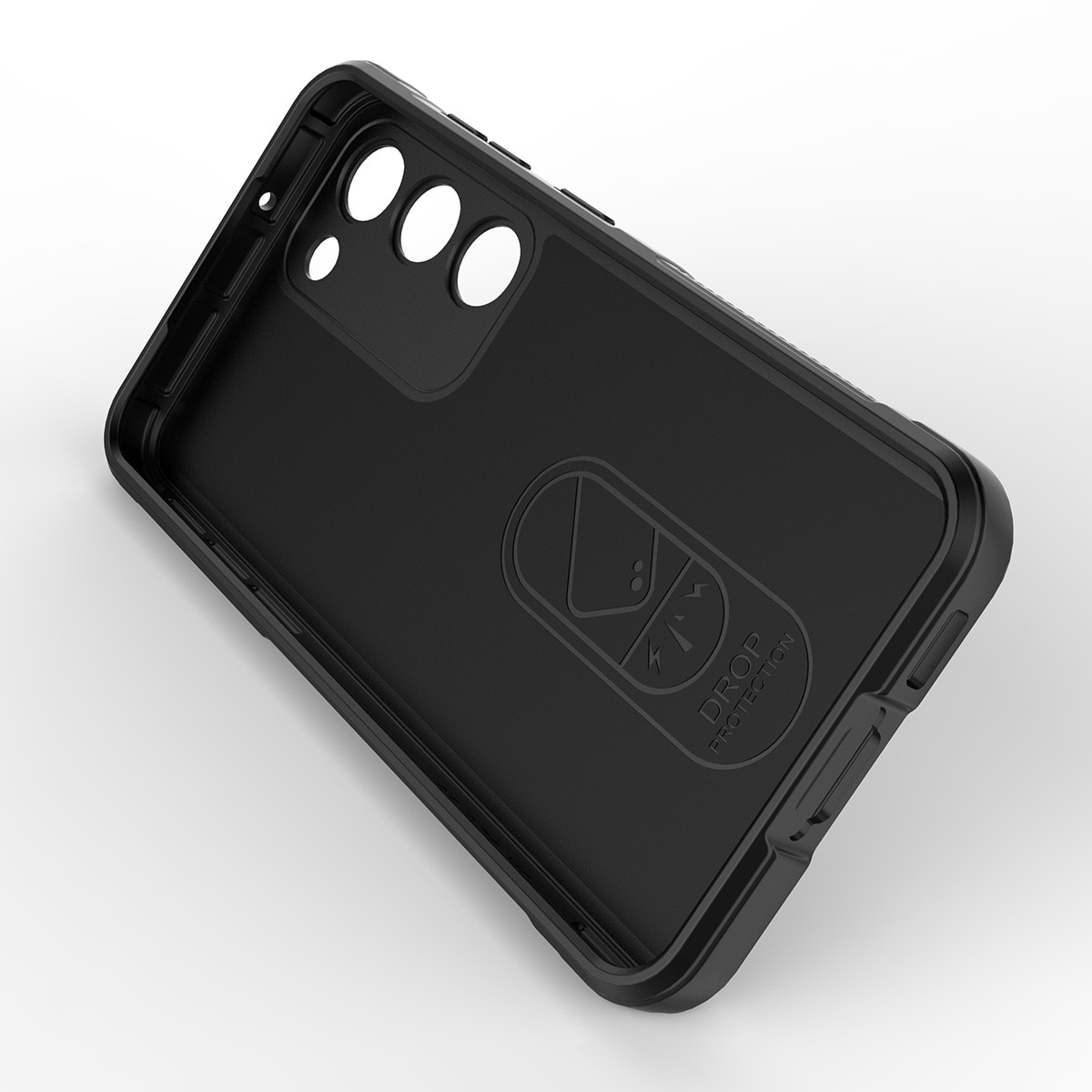 Magic Shield-etui for Samsung Galaxy S23+ fleksibelt pansredeksel svart