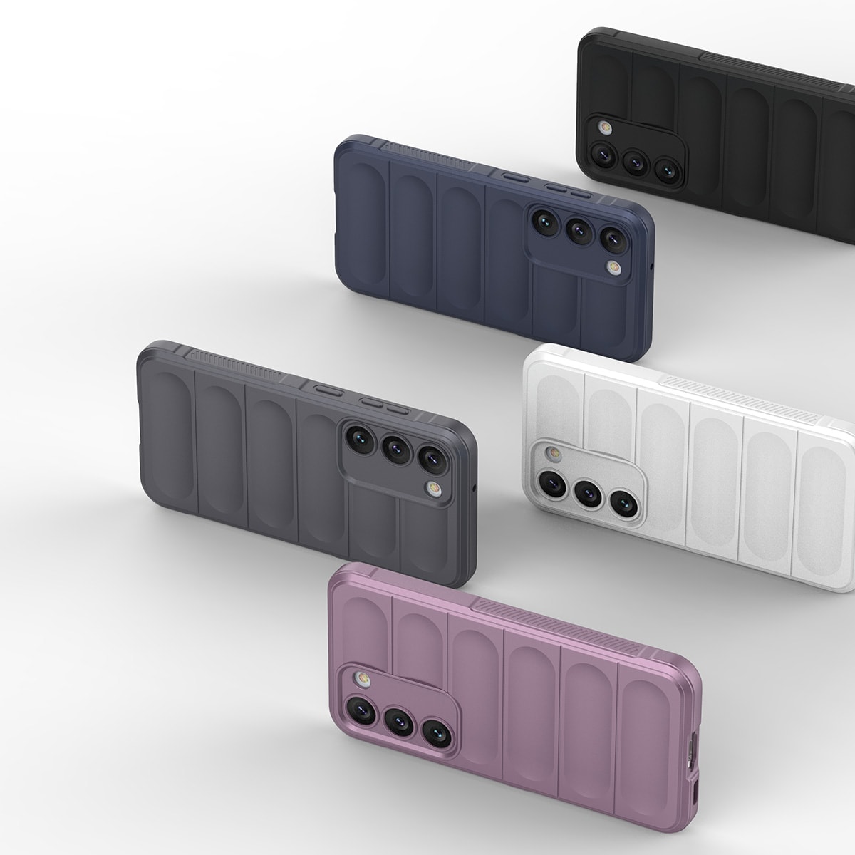 Magic Shield-etui for Samsung Galaxy S23+ fleksibelt pansredeksel svart