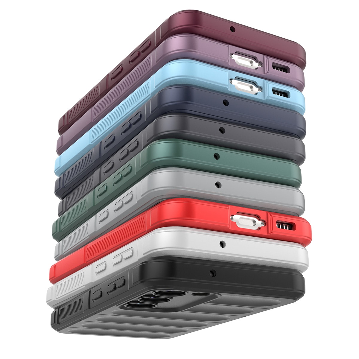 Magic Shield-etui for Samsung Galaxy S23+ fleksibelt pansredeksel blå