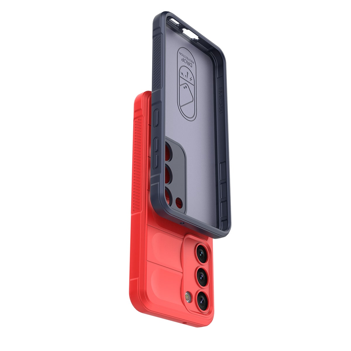 Magic Shield-etui for Samsung Galaxy S23+ fleksibelt pansredeksel blå