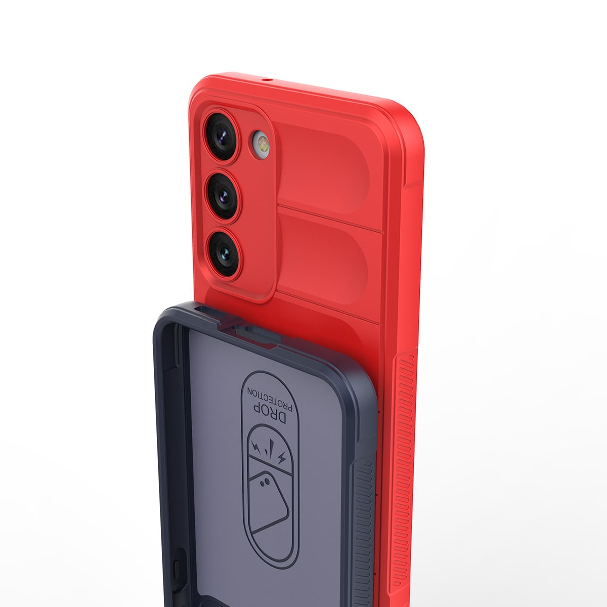 Magic Shield-etui for Samsung Galaxy S23+ fleksibelt pansredeksel blå