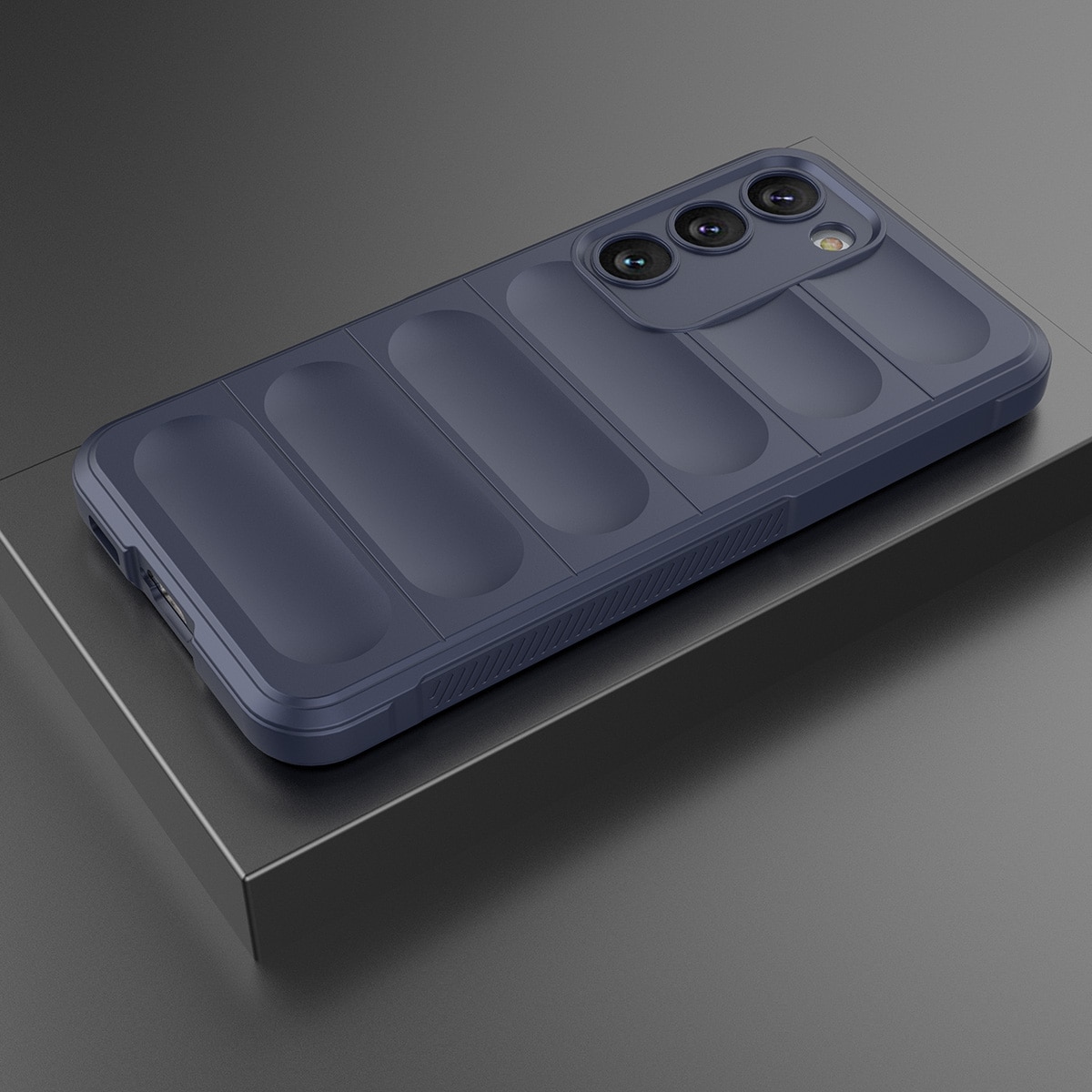 Magic Shield-etui for Samsung Galaxy S23+ fleksibelt pansredeksel blå