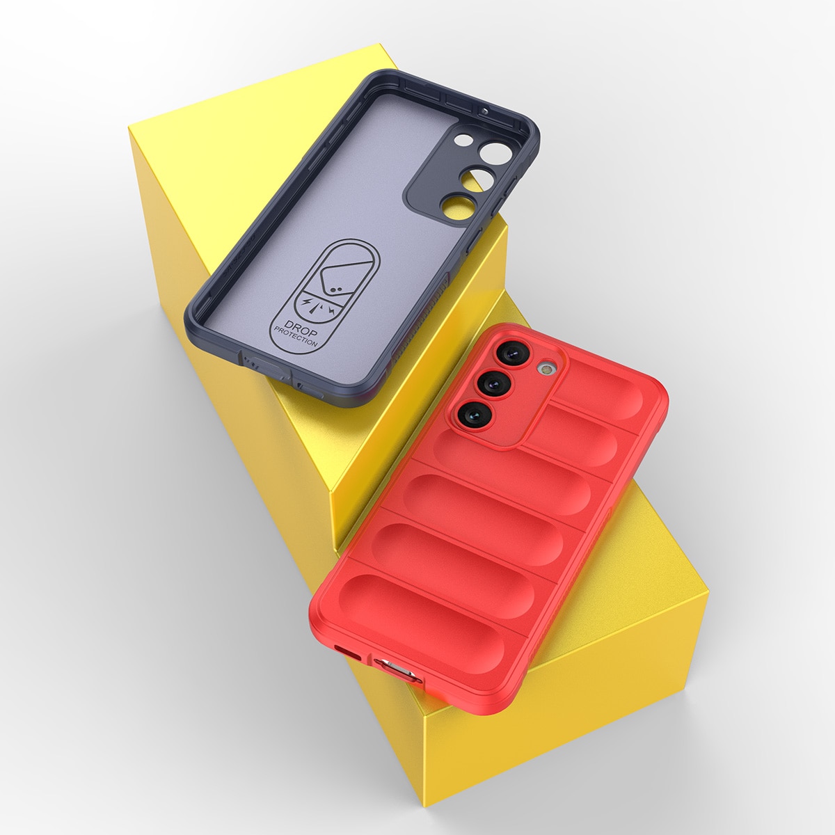 Magic Shield-etui for Samsung Galaxy S23+ fleksibelt pansredeksel blå