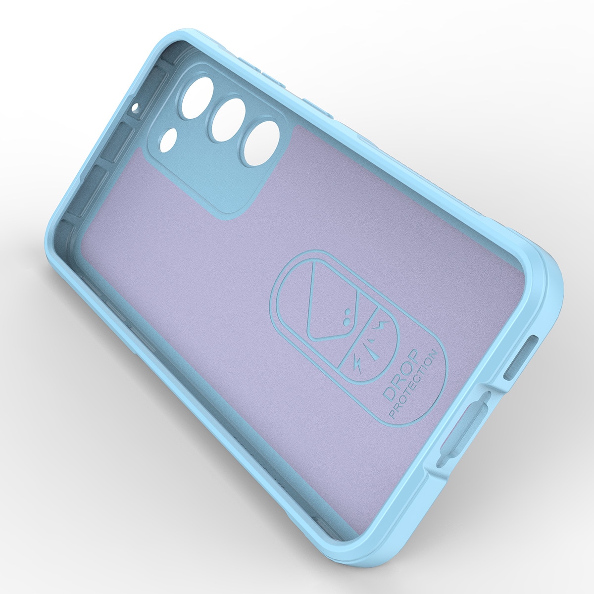 Magic Shield-etui for Samsung Galaxy S23+ fleksibelt pansredeksel blå