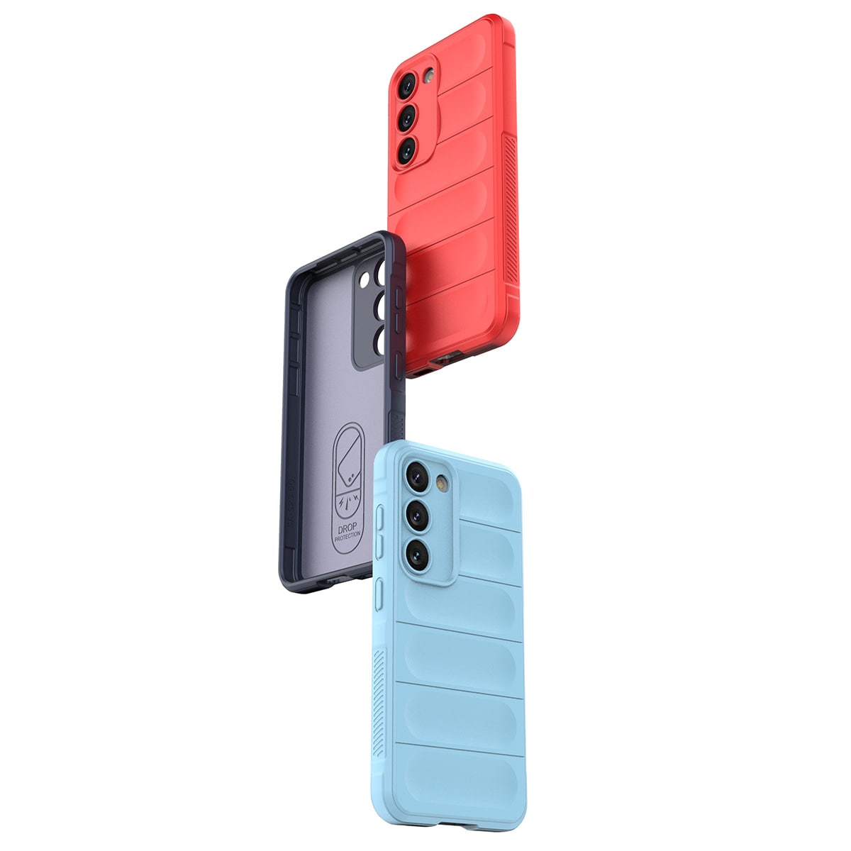 Magic Shield-etui for Samsung Galaxy S23+ fleksibelt pansredeksel blå