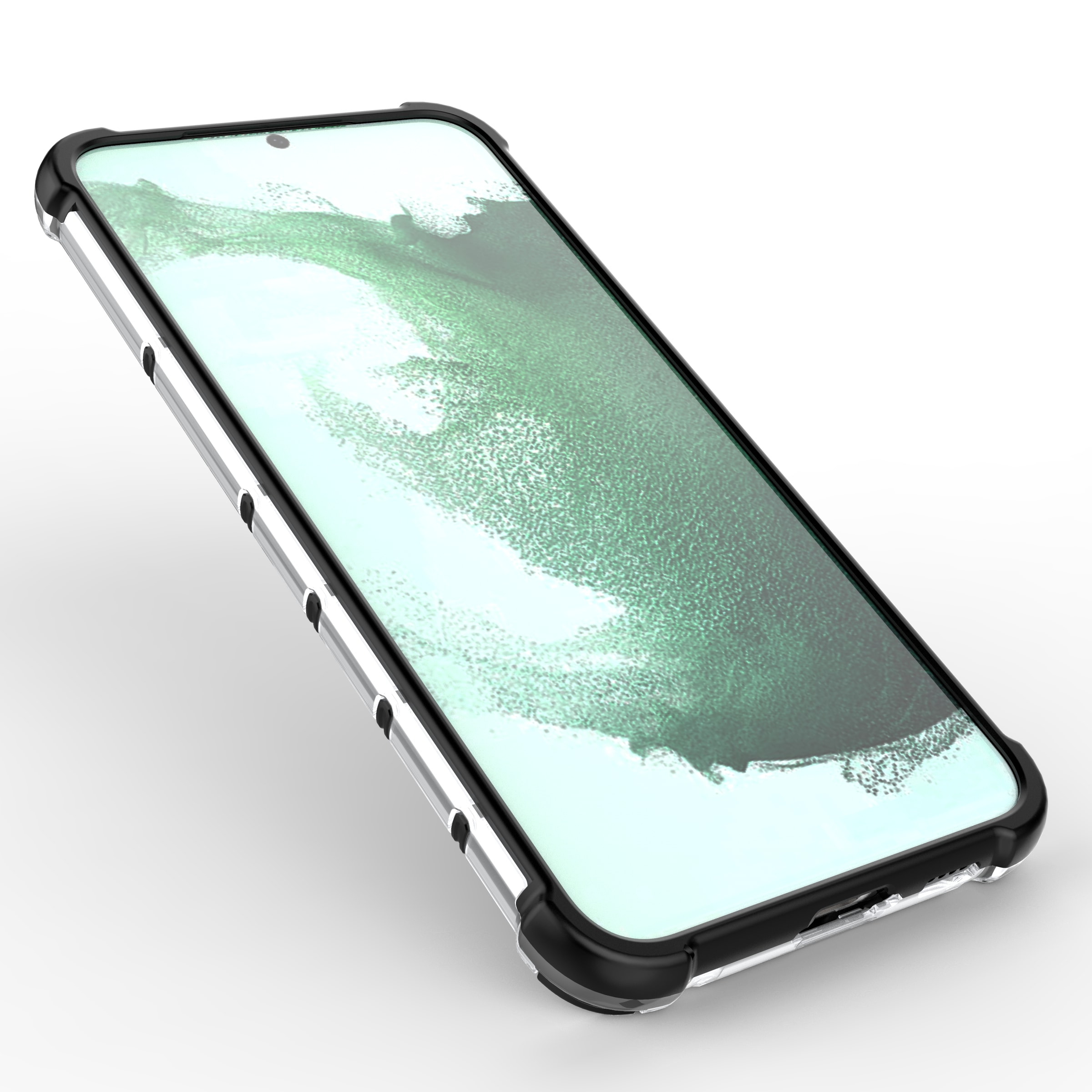 Honeycomb-etui for Samsung Galaxy S23+ pansret hybriddeksel blå