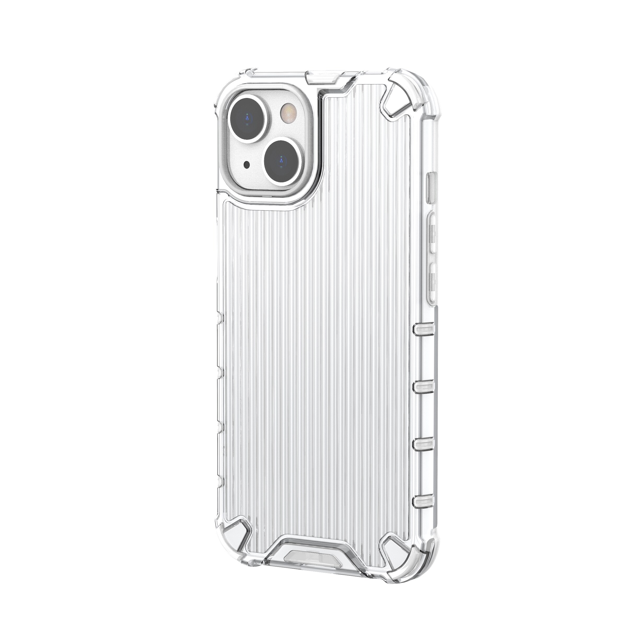 Ombre Protect-etui for iPhone 13 rosa og blått panseretui