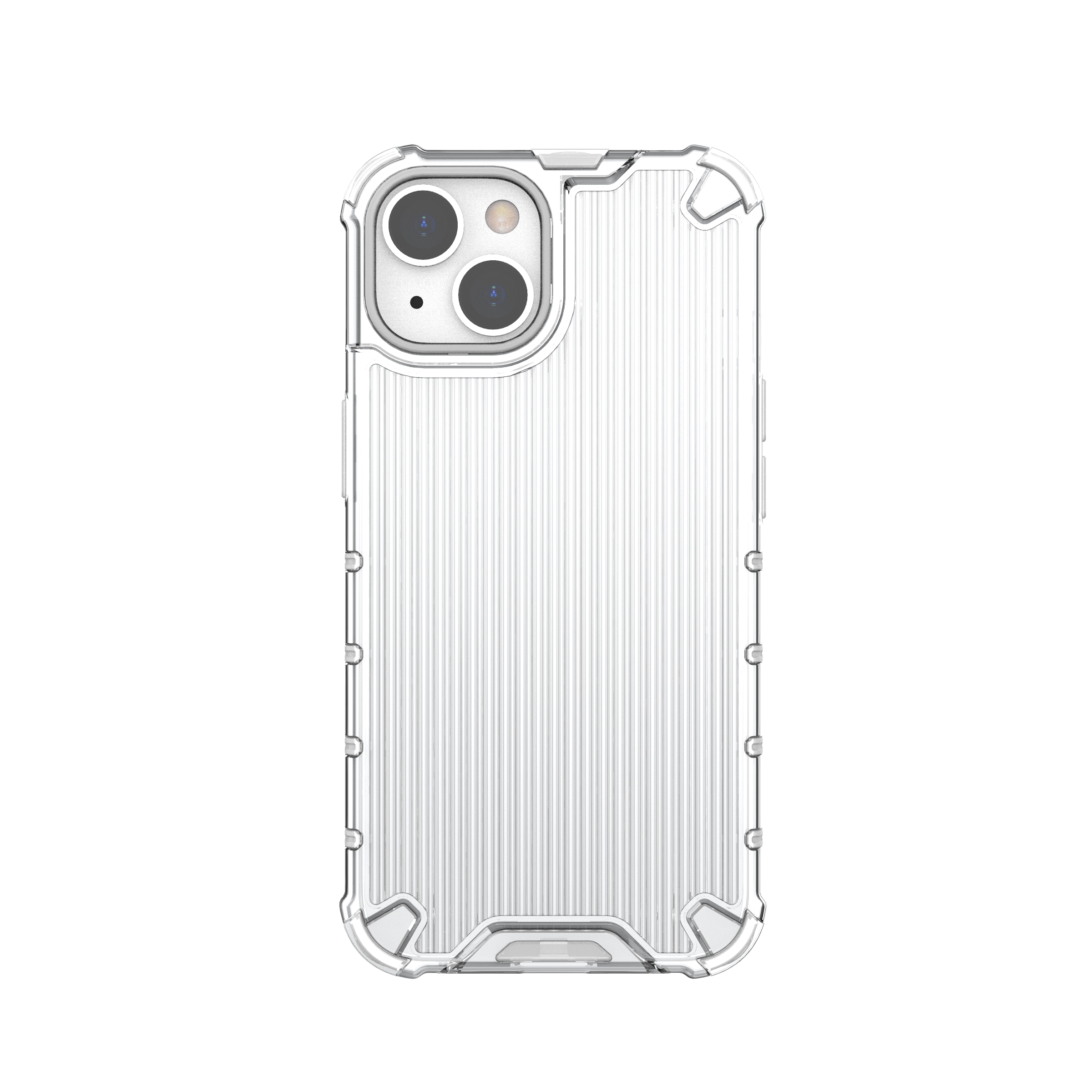 Ombre Protect-etui for iPhone 13 rosa og blått panseretui