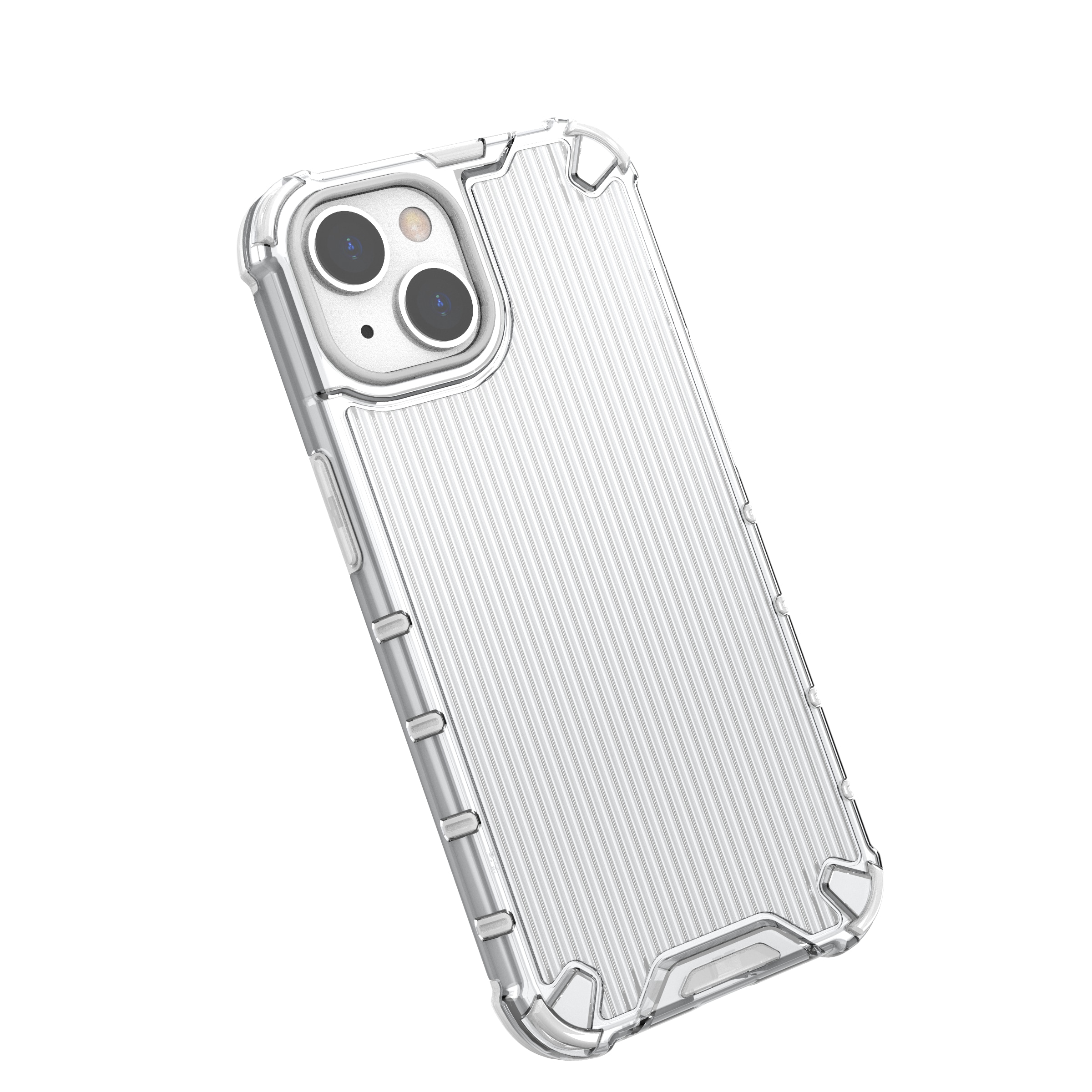 Ombre Protect-etui for iPhone 13 rosa og blått panseretui