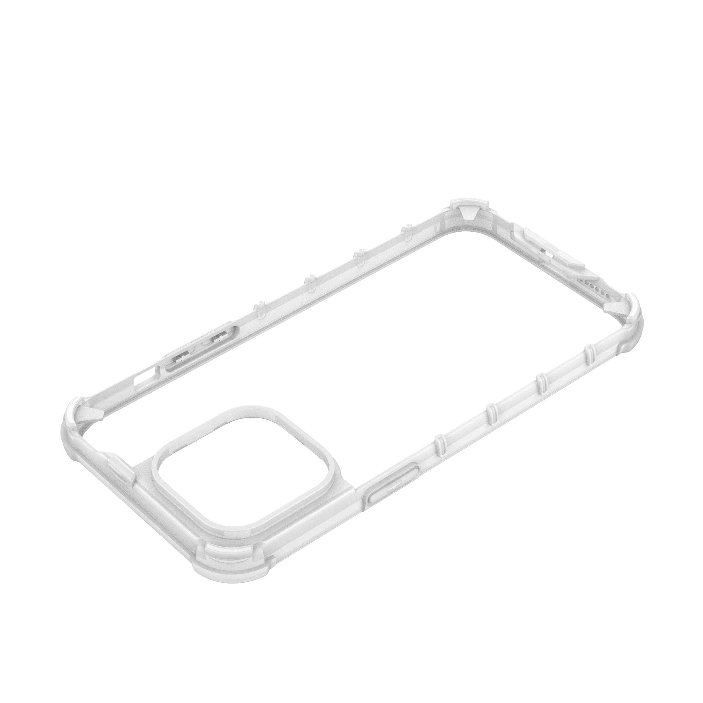 Ombre Protect-etui for iPhone 13 Pro pansrede deksel rosa og blå