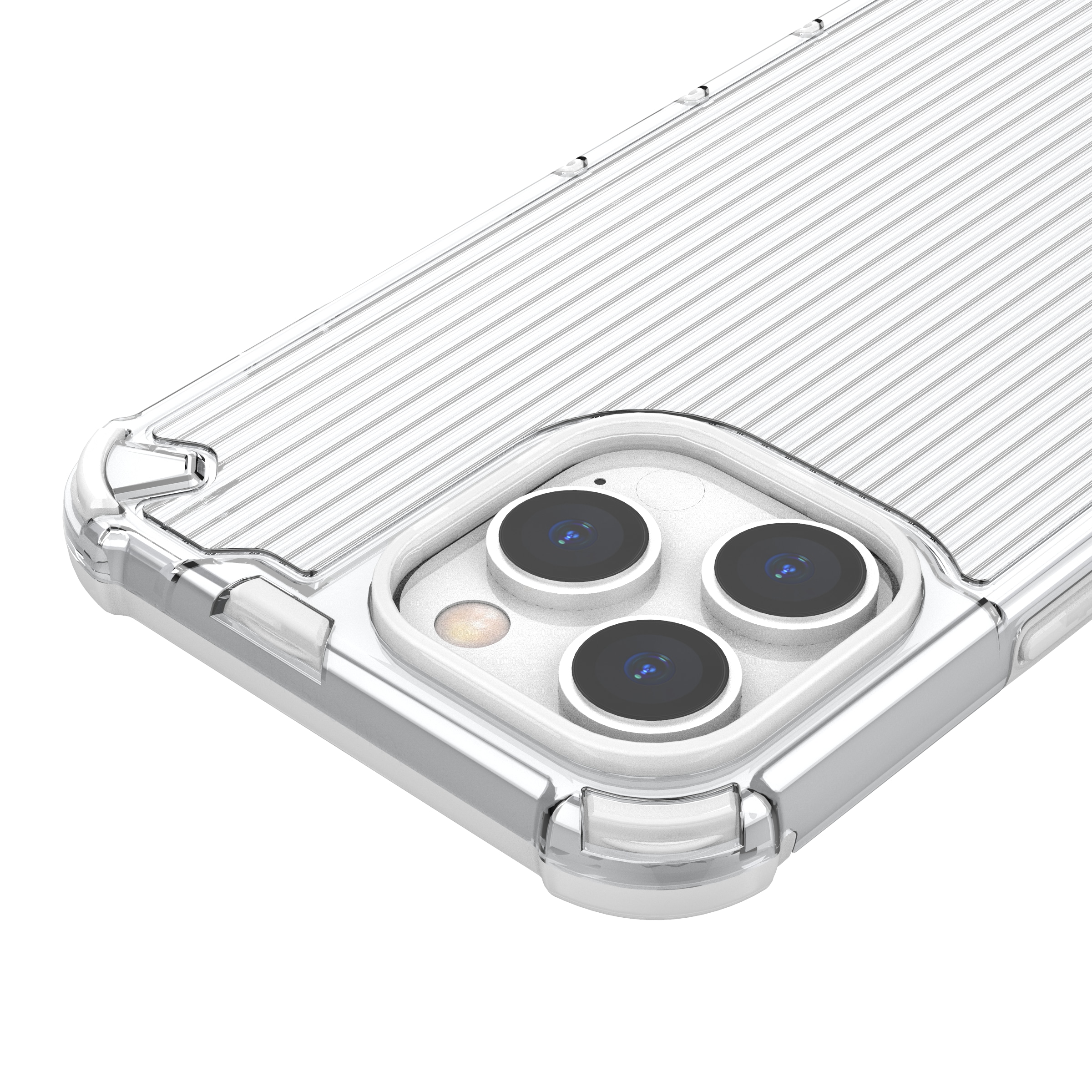 Ombre Protect-etui for iPhone 13 Pro Max rosa og blått panseretui