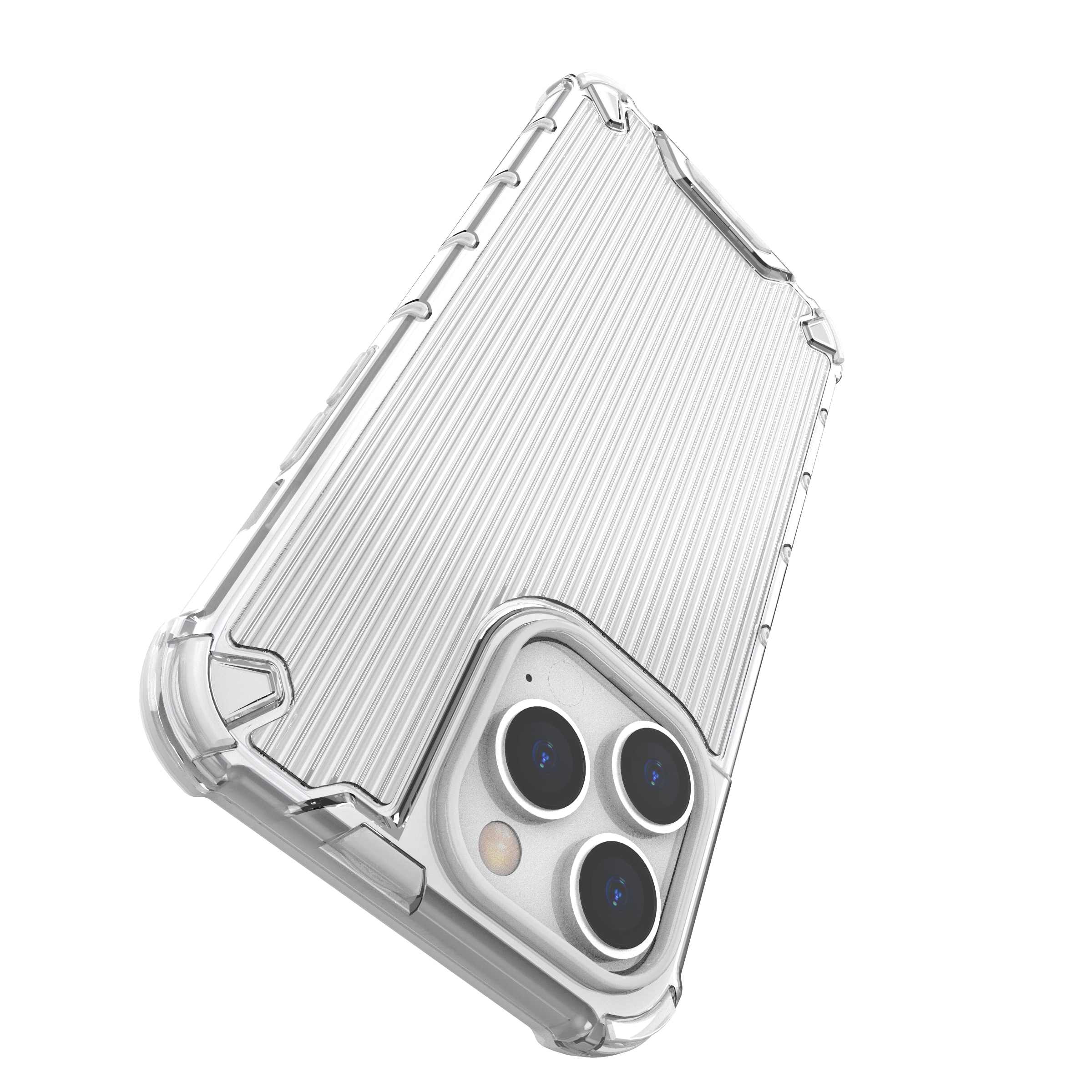 Ombre Protect-etui for iPhone 13 Pro Max rosa og blått panseretui