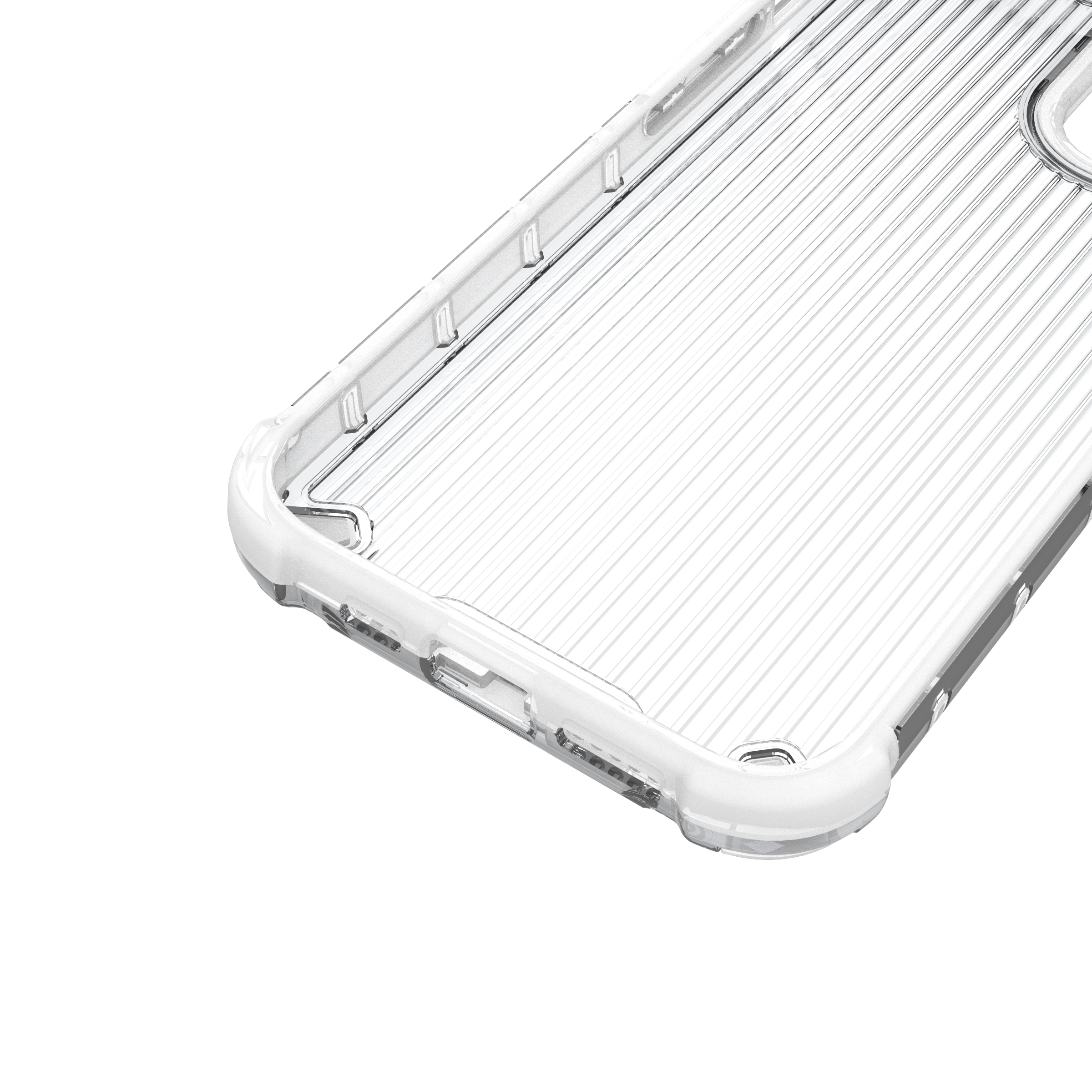 Ombre Protect-etui for iPhone 14 rosa og blått panseretui