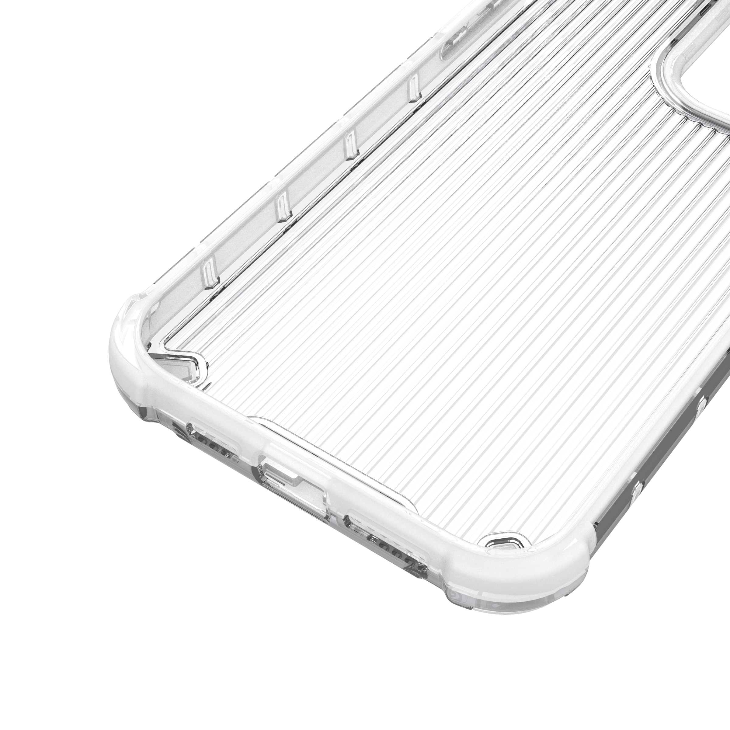 Ombre Protect-etui for iPhone 14 Pro pansrede deksel rosa og blå