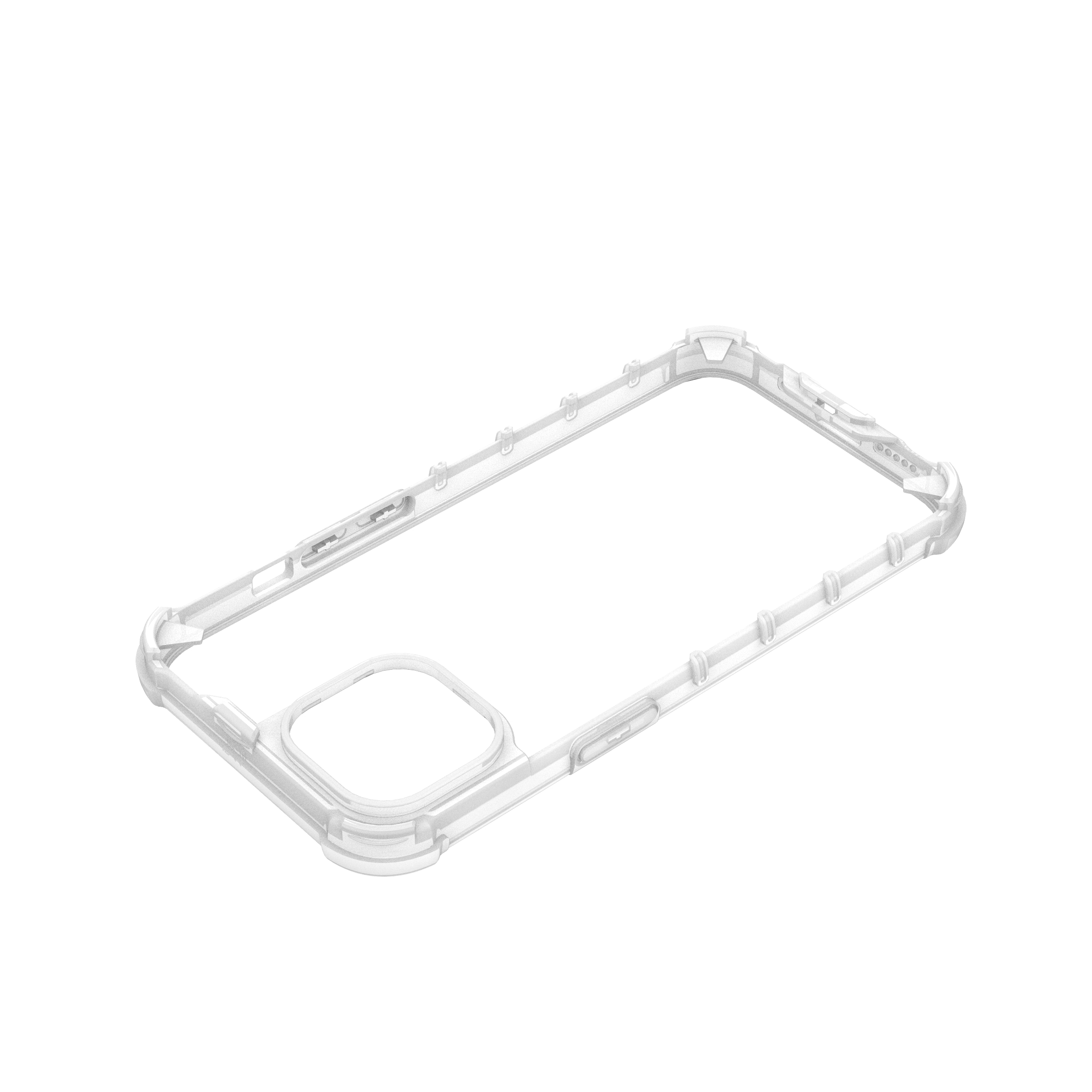Ombre Protect-etui for iPhone 14 Plus pansrede deksel rosa og blå