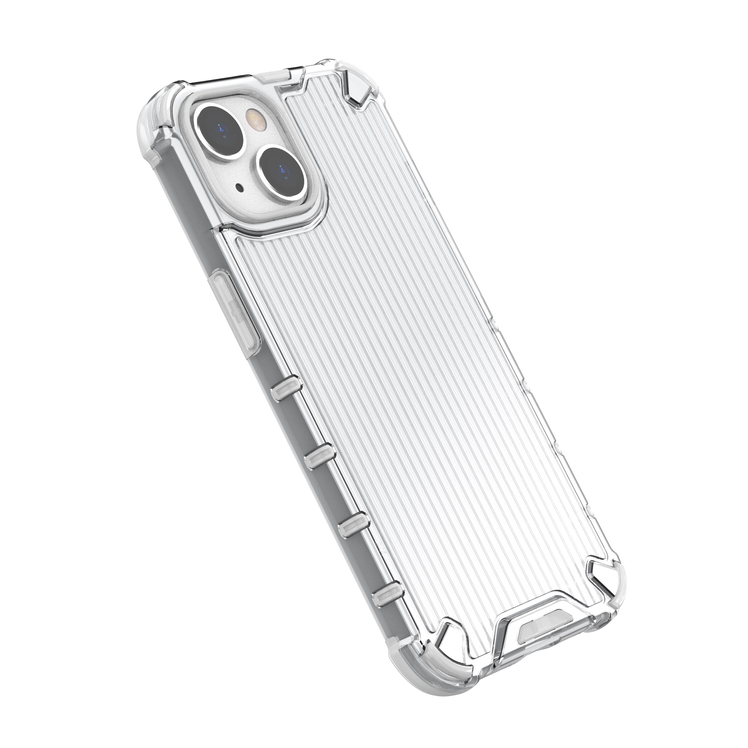 Ombre Protect-etui for iPhone 14 Plus pansrede deksel rosa og blå