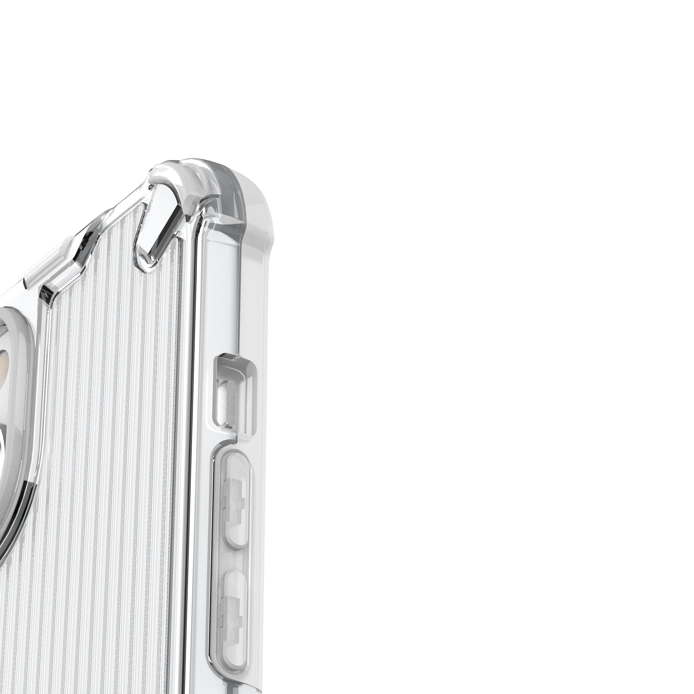 Ombre Protect-etui for iPhone 14 Plus pansrede deksel rosa og blå