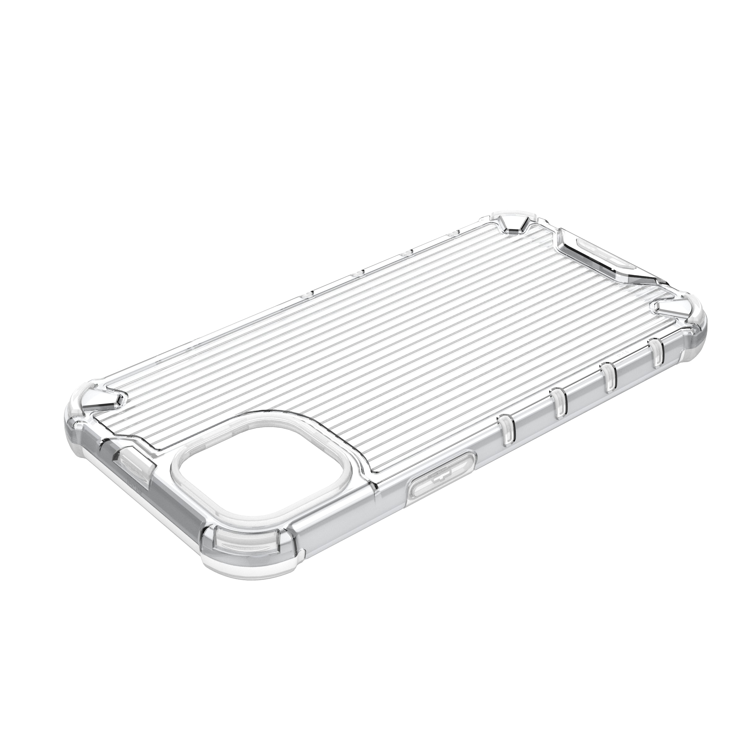 Ombre Protect-etui for iPhone 14 Plus pansrede deksel rosa og blå