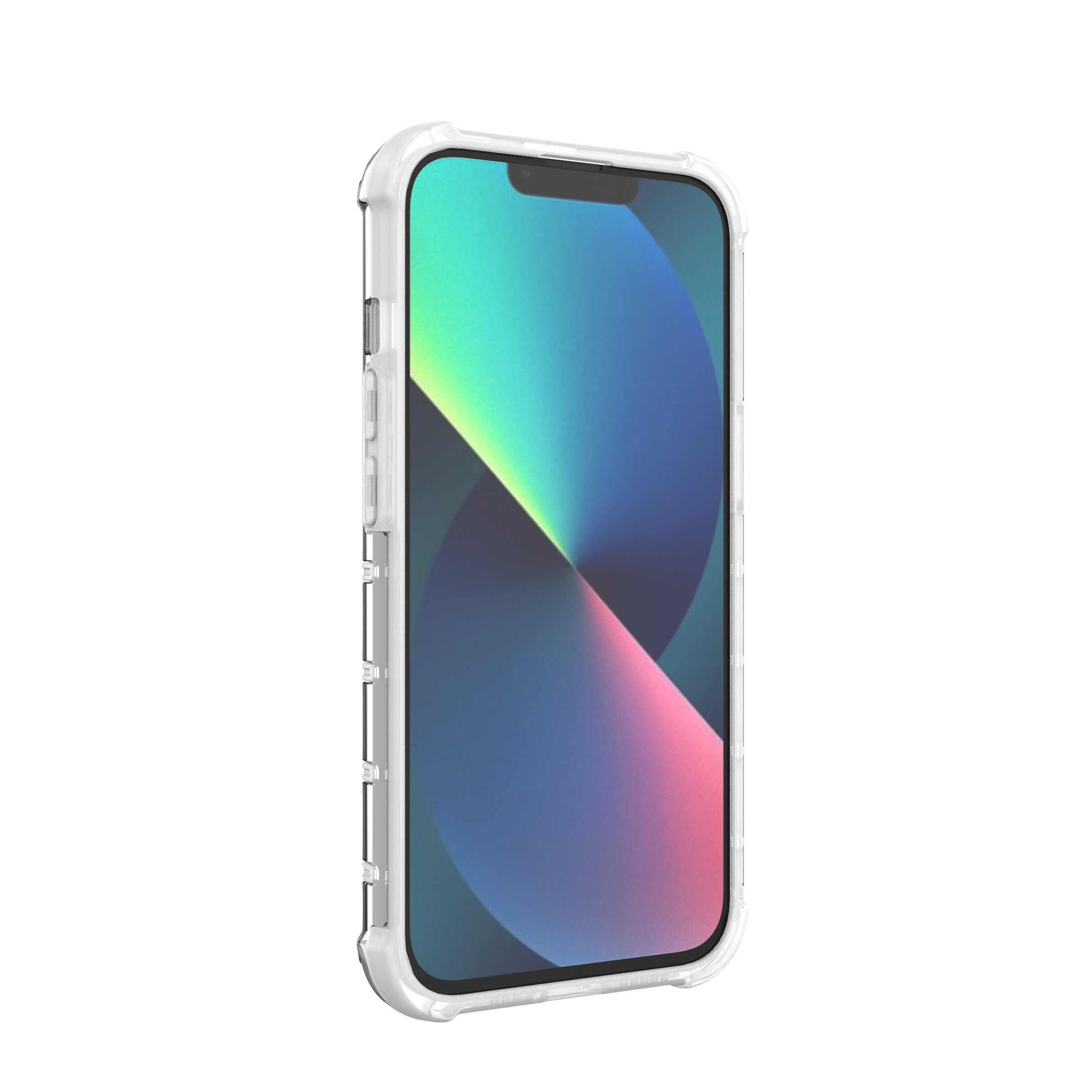 Ombre Protect-etui for iPhone 14 Plus pansrede deksel rosa og blå
