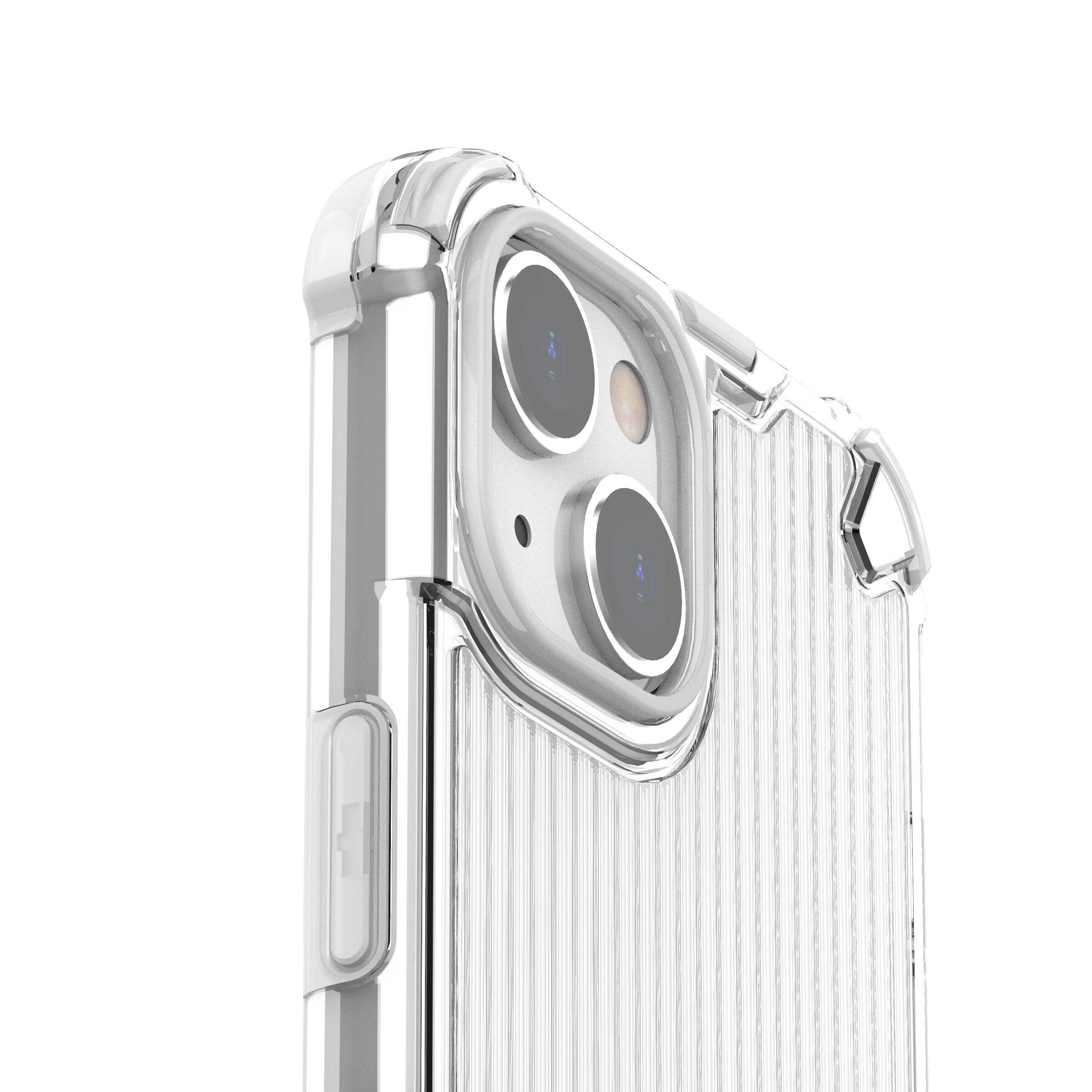 Ombre Protect-etui for iPhone 14 Plus pansrede deksel rosa og blå