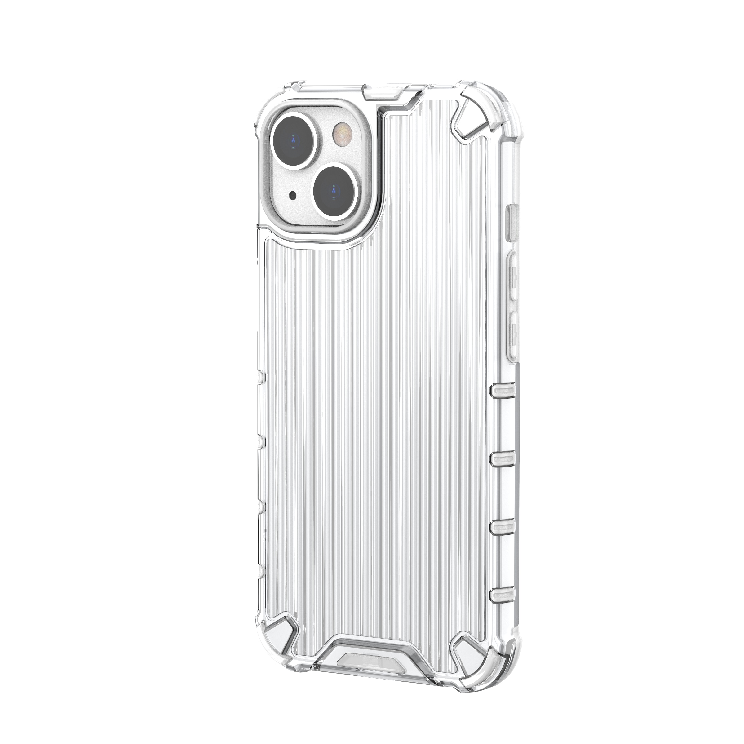 Ombre Protect-etui for iPhone 14 Plus pansrede deksel rosa og blå
