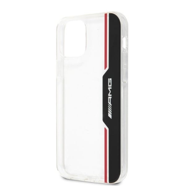 AMG Electroplate Vertikal koffert for iPhone 12 / iPhone 12 Pro - gjennomsiktig