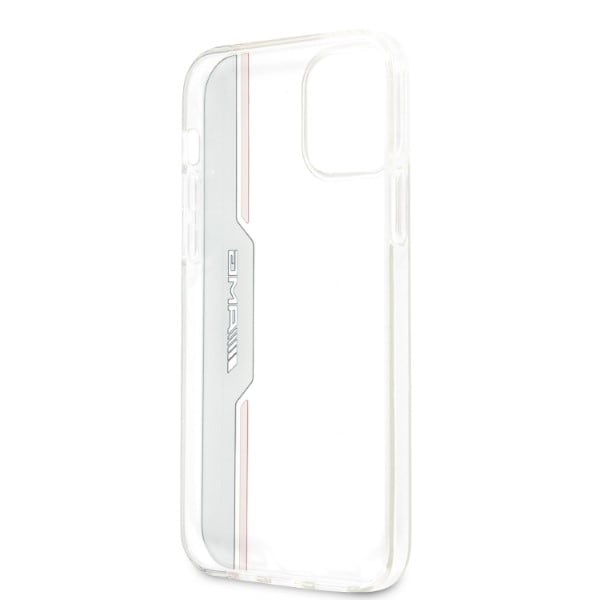 AMG Electroplate Vertikal koffert for iPhone 12 / iPhone 12 Pro - gjennomsiktig