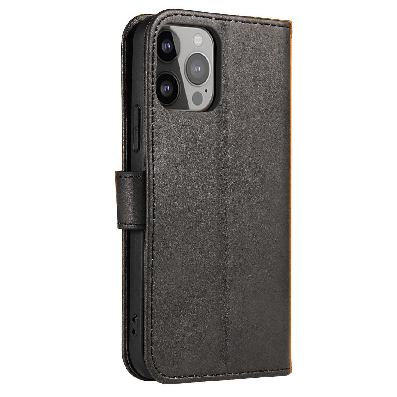 Magnet Etui for Realme 10 Pro-deksel med flip lommebokstativ svart