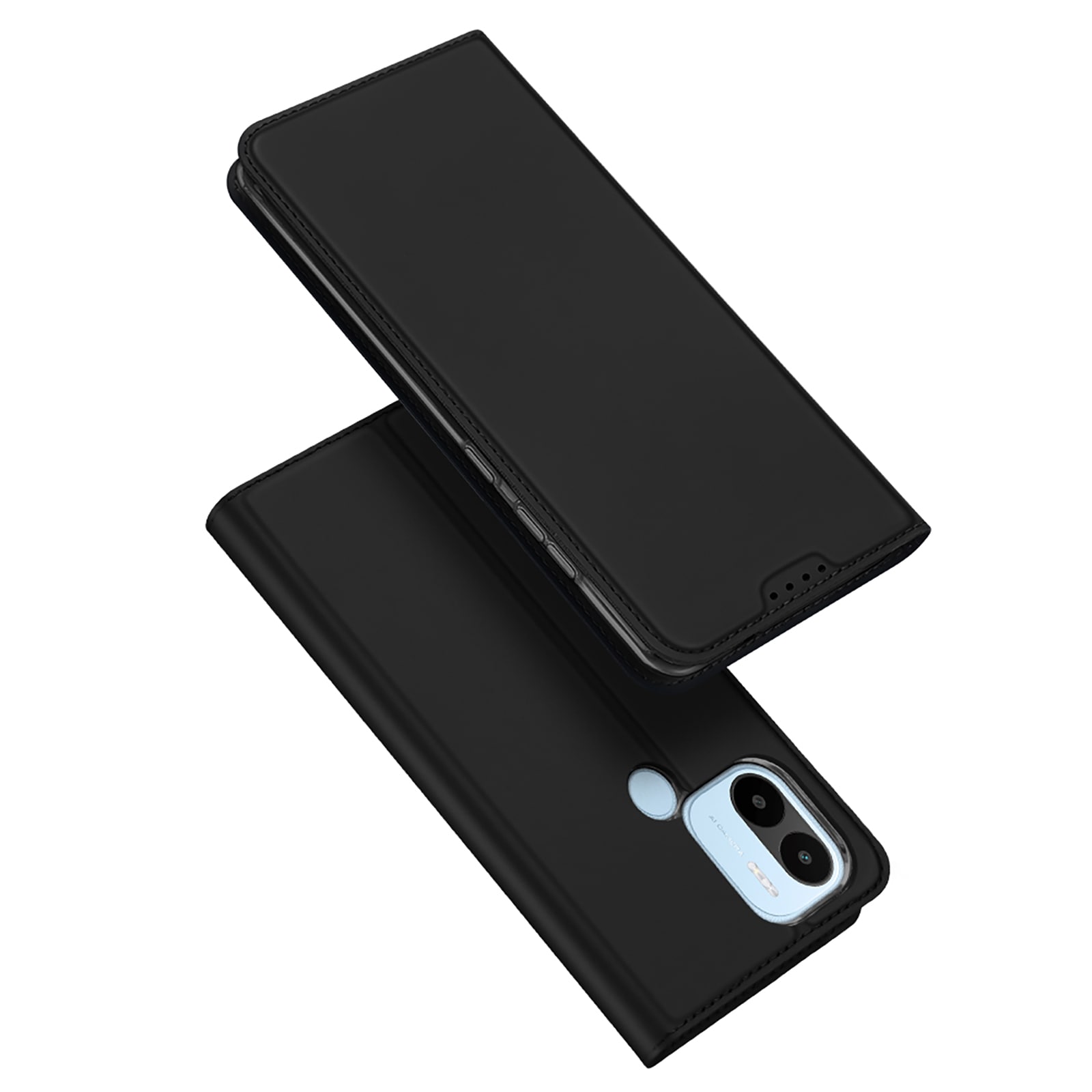 Dux Ducis Skin Pro-etui for Xiaomi Redmi A1+ Flip Card Wallet Stand Svart