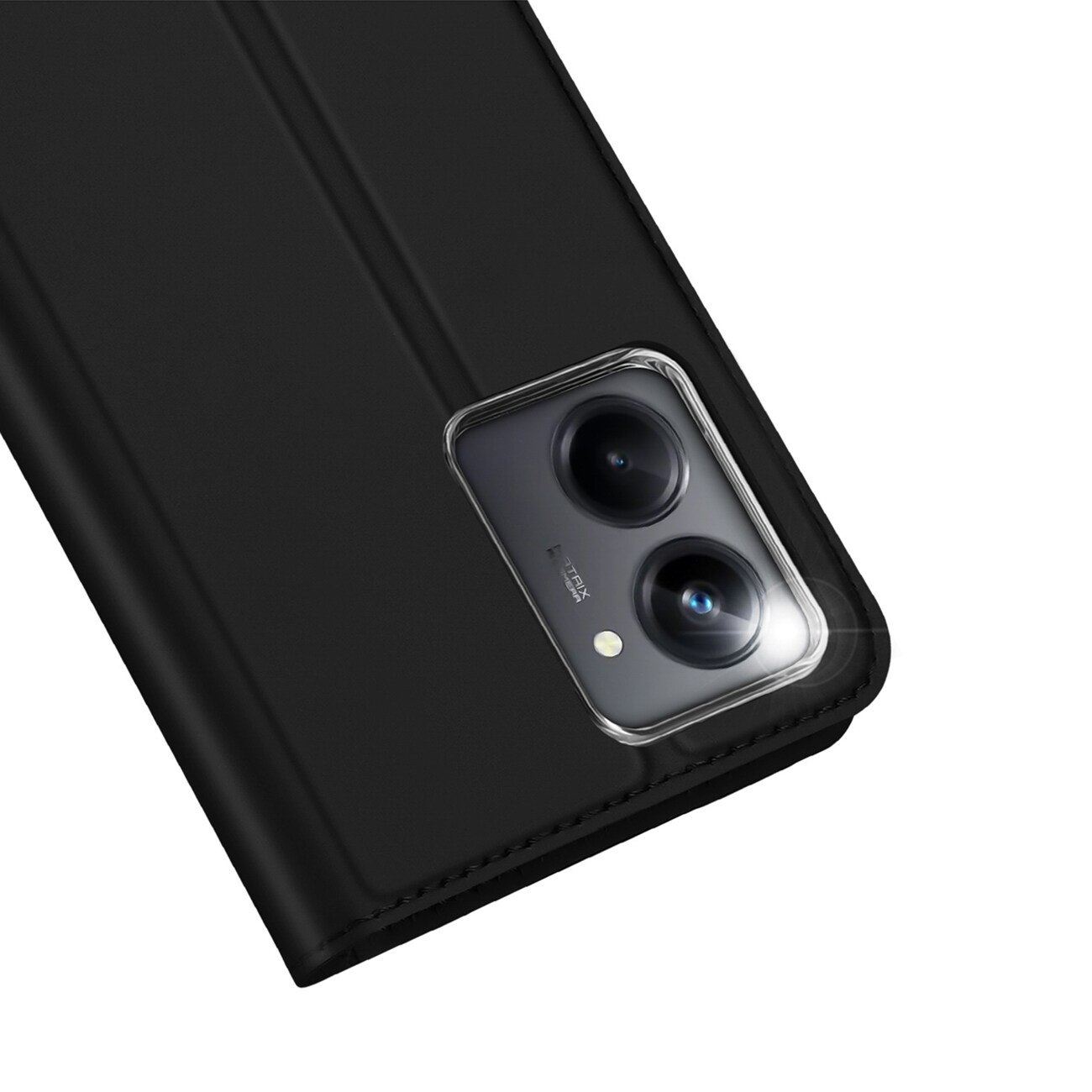 Dux Ducis Skin Pro-etui for Realme 10 Pro Flip Card Wallet Stand Svart