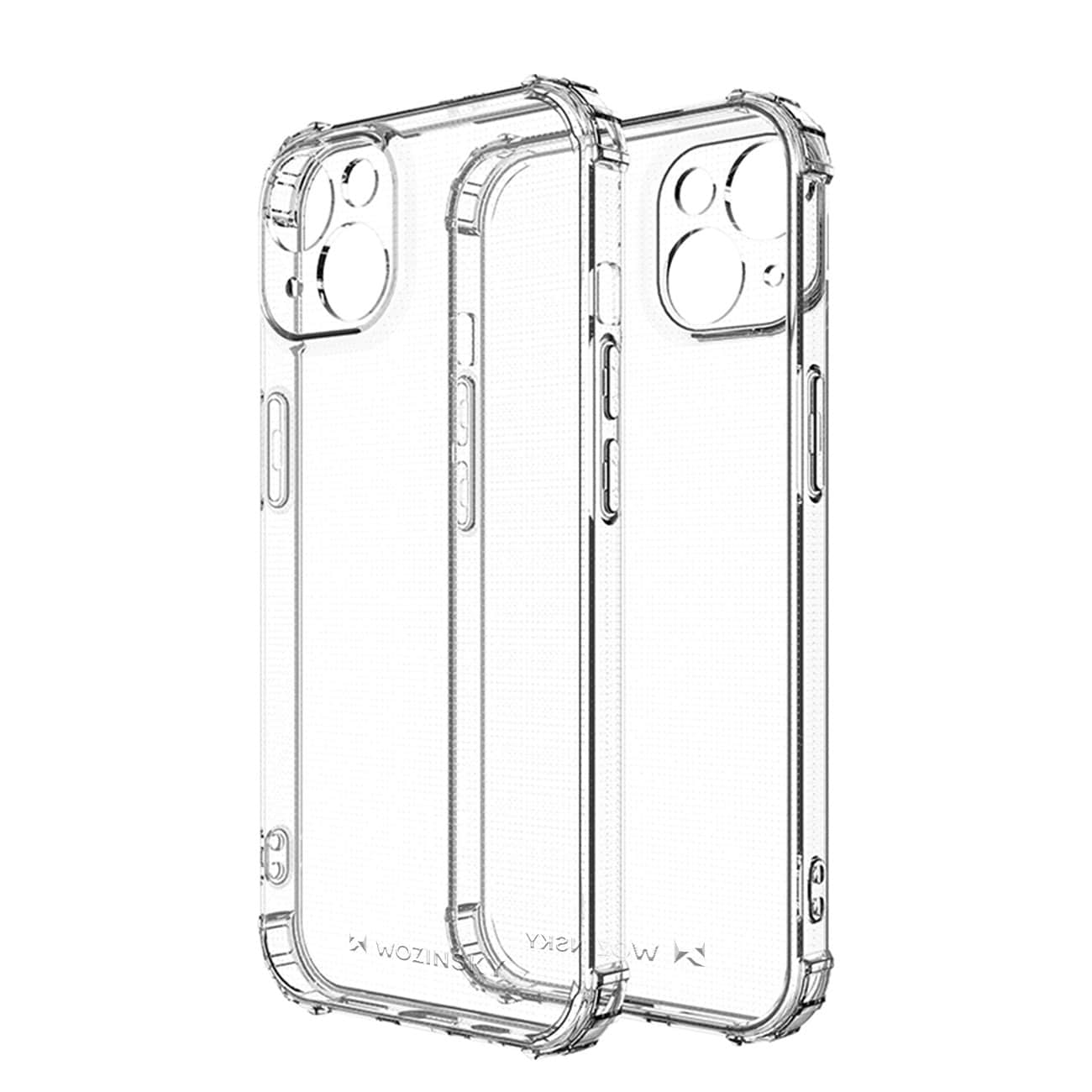 Wozinsky Anti Shock-etui for iPhone 14 Plus gjennomsiktig gjennomsiktig etui