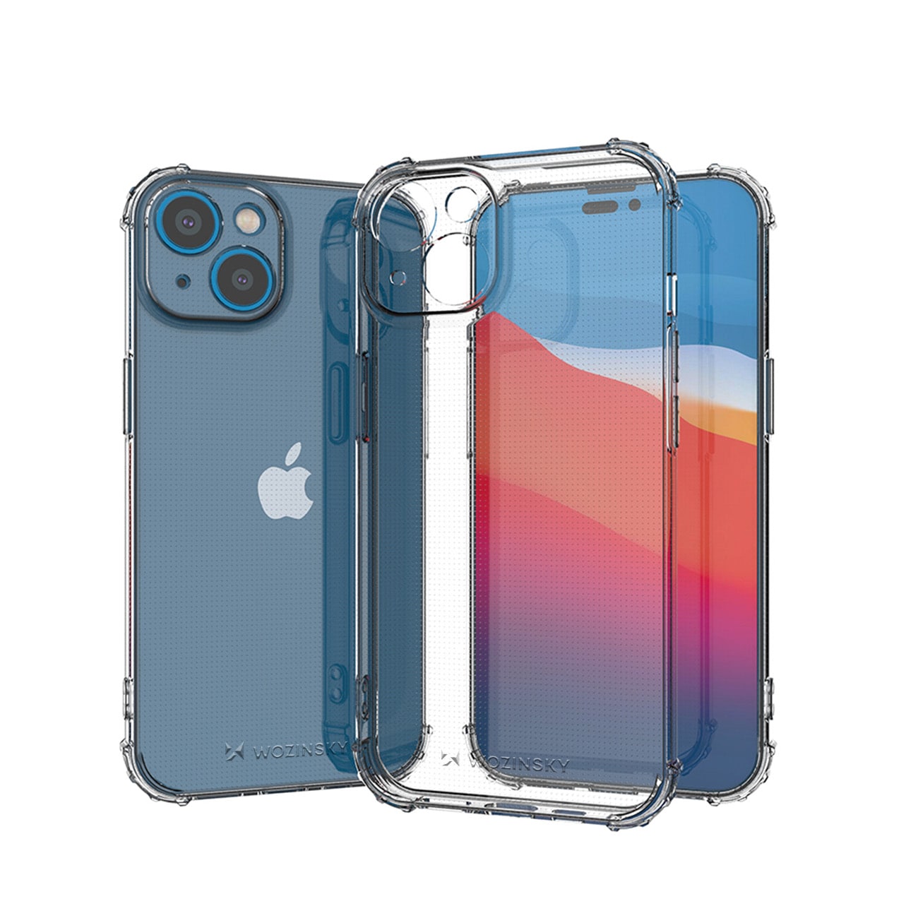 Wozinsky Anti Shock-etui for iPhone 14 Plus gjennomsiktig gjennomsiktig etui